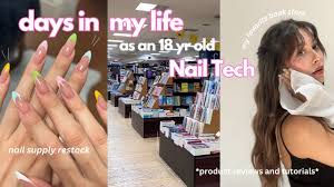 days in my life as an 18yr old nail