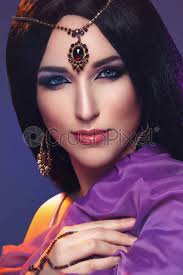 beautiful with arabic makeup