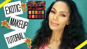 exotic makeup tutorial nyx off tropic