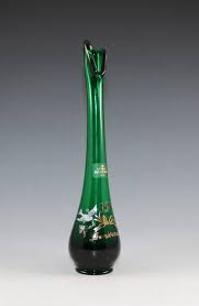 Vintage Viking Glass Handmade Emerald