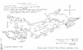 Lac Des Iles Historical Fishing Map