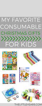 consumable christmas gifts for kids