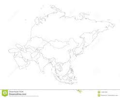 Pusta Polityczna Kontur Mapa Azja Kontynent Również Zwrócić Corel  Ilustracji Wektora Ilustracja Wektor - Ilustracja złożonej z edukacja,  atlant: 110647620