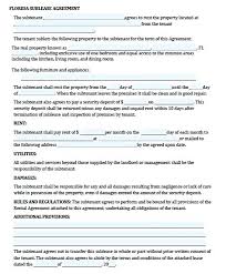 Commercial Lease Agreement Florida Template Commercial Lease