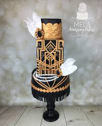 Sequins and gold is always a great gatsby wedding decor option. Great Gatsby Wedding Cake Mel S Amazing Cakes