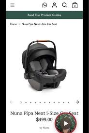 Nuna Pipa Next Car Seat Babies Kids