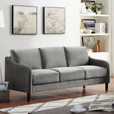 Kassel Sofa In Gray By Furniture Of