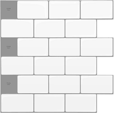 Fortunately, lots of these diy backsplashes do more than just resemble the real thing. Amazon Com Art3d 12 X12 Peel And Stick Backsplash Tile Subway Sticker White For Kitchen 10 Sheet Home Improvement