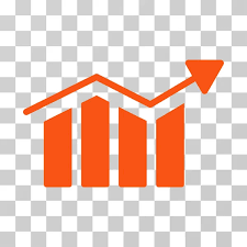 Bar Chart Trend Vector Icon Stock