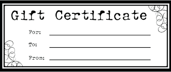 Make A Printable Gift Certificate Online Free Download Them Or Print