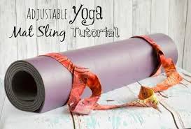 yoga mat carrier sling strap tutorial