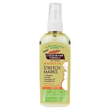 Widely recommended for stretch marks during and after pregnancy or weight fluctuation. Palmer S Cocoa Butter Formula Stretch Mark Massage Oil 100ml