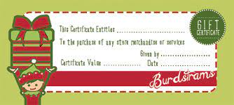 free holiday gift certificate templates