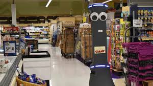 grocery robot gets brief taste of