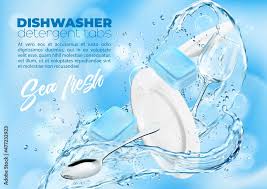 Dishwasher Sea Breeze Detergent Tablets