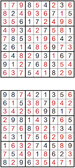 3x3 felder = 9 zahlen zum verteilen. Kinder Sudoku Ratsel Ausdrucken
