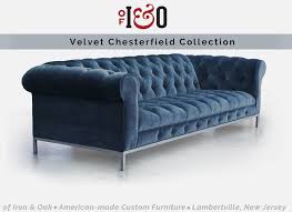 Velvet Sofa Chesterfield Collection