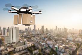 food delivery by drone prepares