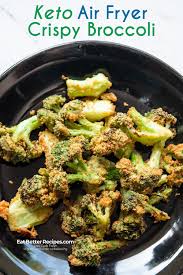 keto air fryer broccoli bites crispy