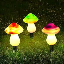 Mushroom Outdoor Solar Garden Lights