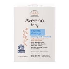 (pack of 2) 4.7 out of 5 stars. Aveeno Baby Eczema Therapy Soothing Bath Treatment With Natural Oatmeal 10 Ct Walmart Com Walmart Com