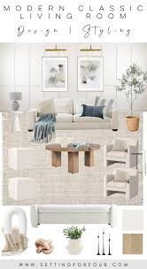 modern clic living room design