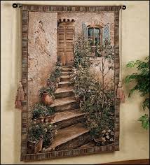free tuscan villa ii tapestry