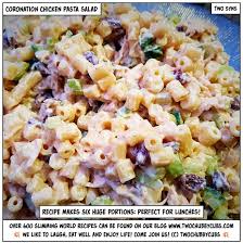 coronation en pasta salad batch