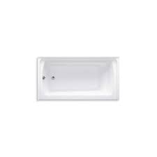 sterling 71121110 0 ensemble bathtub 60 inch x 32 inch x 18 inch left hand white