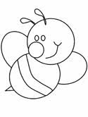 New bee coloring page 33 4458. Bumblebees Coloring Pages