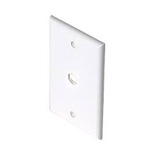 The manageable 5' lengths can be cut, so a piece won't overwhelm the small space you may be working in. Eagle Wall Plate White One Hole Hex Single Gang Device F Phone Or Cable Pass Through Wall Plate Sing