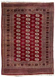 ds afghan bokhara rug red ground and