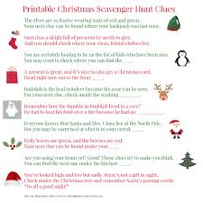 Why do mummies like christmas so much? 70 Printable Christmas Scavenger Hunt Clues Between Us Parents