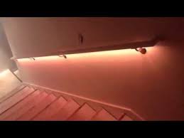 Cosmic Basement Handrail Stair Lighting