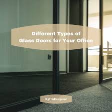 Beretta's cylindrical design offers a unique and fresh look for interior office or conference room doors. Different Types Of Distinctive Glass Doors For Your Office Dig This Design