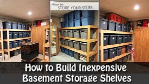 basement storage shelves basement