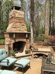 Outdoor Fireplace Brick