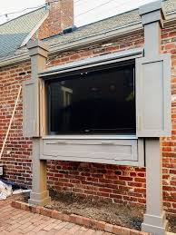 Our Outdoor Tv Enclosure Reveal In