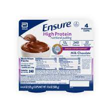ensure high protein nutritional pudding
