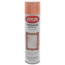 rose gold krylon premium metallic spray