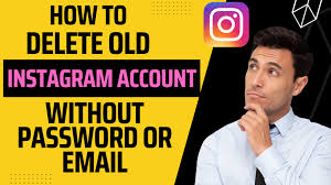 how to delete old insram account