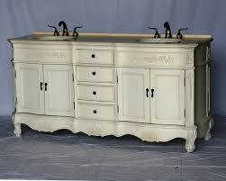 Whether your bathroom features a rustic, country, or traditional design, there's an antique vanity cabinet model with single sink or double sink options that will bring that distinctive, unique character to your home. 72 Inch Double Sink Bathroom Vanity Antique White Color 72 Wx21 Dx36 H S2003261be