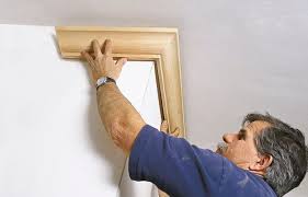 how to put in crown molding this old
