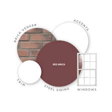 Steel Siding Color Red Brick Steel Siding Offers An