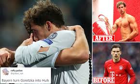 How good will bayern munich play this season? Ripped Bayern Munich Star Leon Goretzka S Arms Tear Through His Shirt In Win Over Lokomotiv Moscow Daily Mail Online