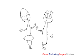 Here you will find a spoon coloring and printable page for kids and their parents. Spoon Free Printable Coloring Sheets