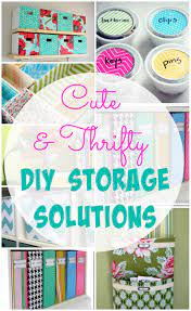 thrifty diy storage solutions