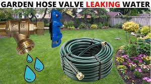 how to fix a hose spigot leaking water
