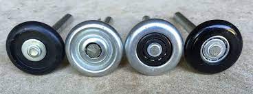 steel or nylon garage door rollers