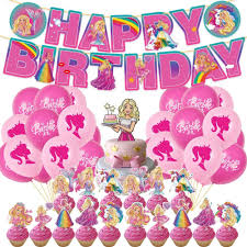 barbie party supplies birthday banner